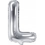 Bokstavballonger - Slv - 35 cm - Bokstav: L