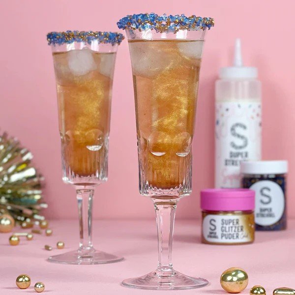 Spiselig glitter - Happy Sprinkles - SuperLustreDust - Gull - 10 g Spiselig glitter - Happy Sprinkles - SuperLustreDust - Gull - 10 g