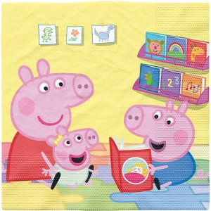 Servietter - Greta Pig - 16-pakning Servietter - Greta Pig - 16-pakning
