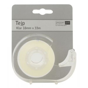 Tape - Gjennomsiktig - 33 m