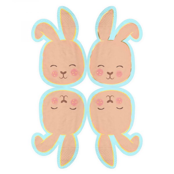 Servietter - Kaniner - 10-pakning Servietter - Kaniner - 10-pakning