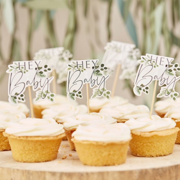 Cake Picks - Botanical Baby
