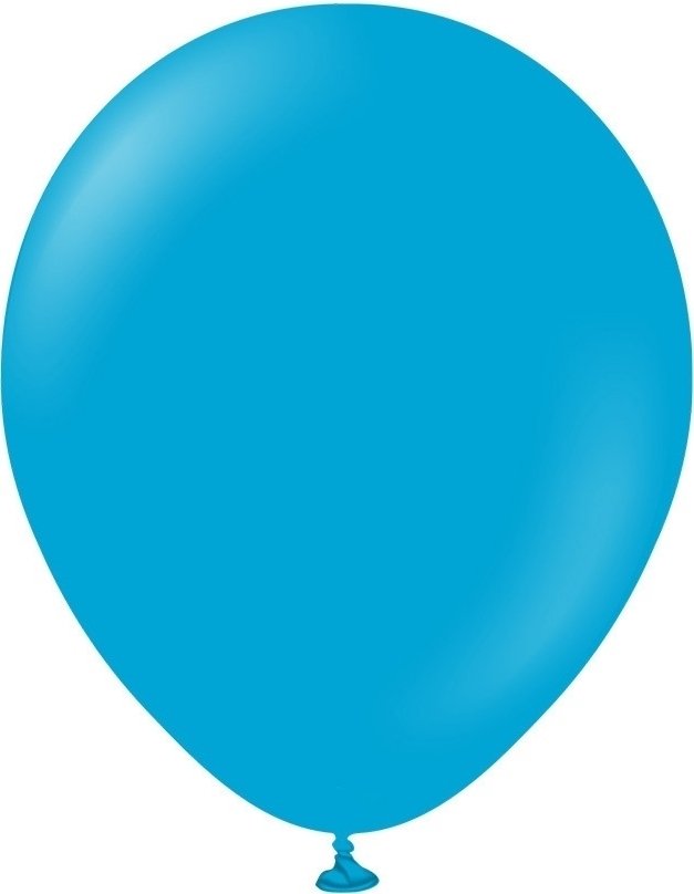 Ballonger ensfargede – Premium 30 cm – Karibisk blå – 100-pakning – Pastell, Ensfargede ballonger, Ballonger