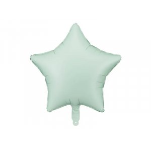 Folieballong - Stjerne - Mintgr�nn - 48 cm