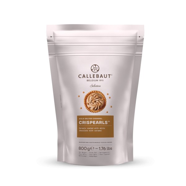 Sjokoladeperler - Chrispearls Saltet Karamell - Callebaut - 800g