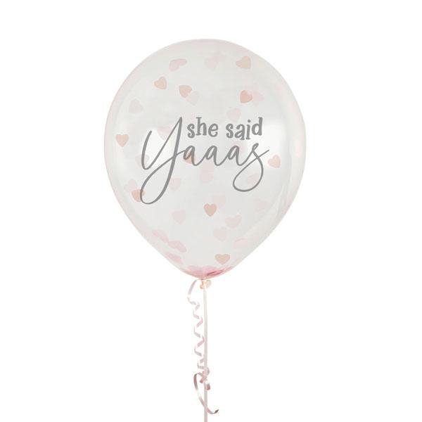 Konfettiballonger - She said YAAAS