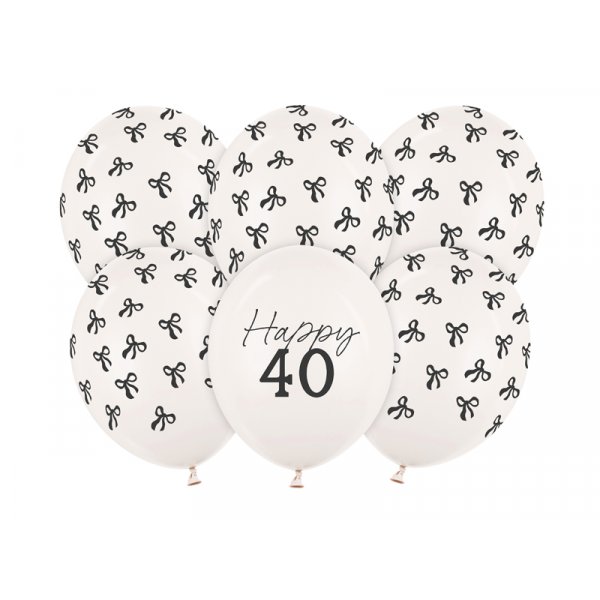 Ballonger - Pastellhvite - 40 stk Ballonger - Pastellhvite - 40 stk