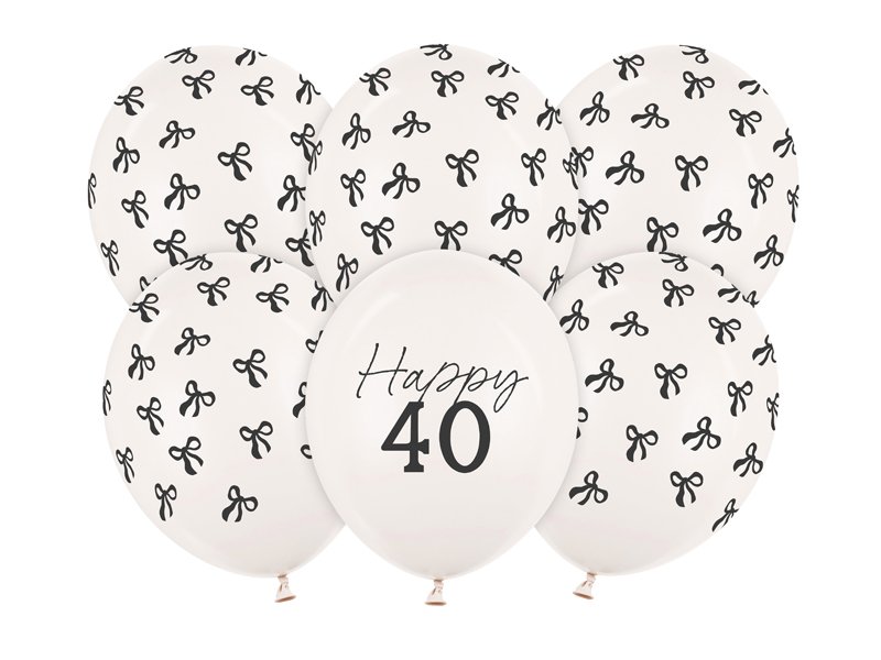 Ballonger - Pastellhvite - 40 stk - 40-årsdagsfest