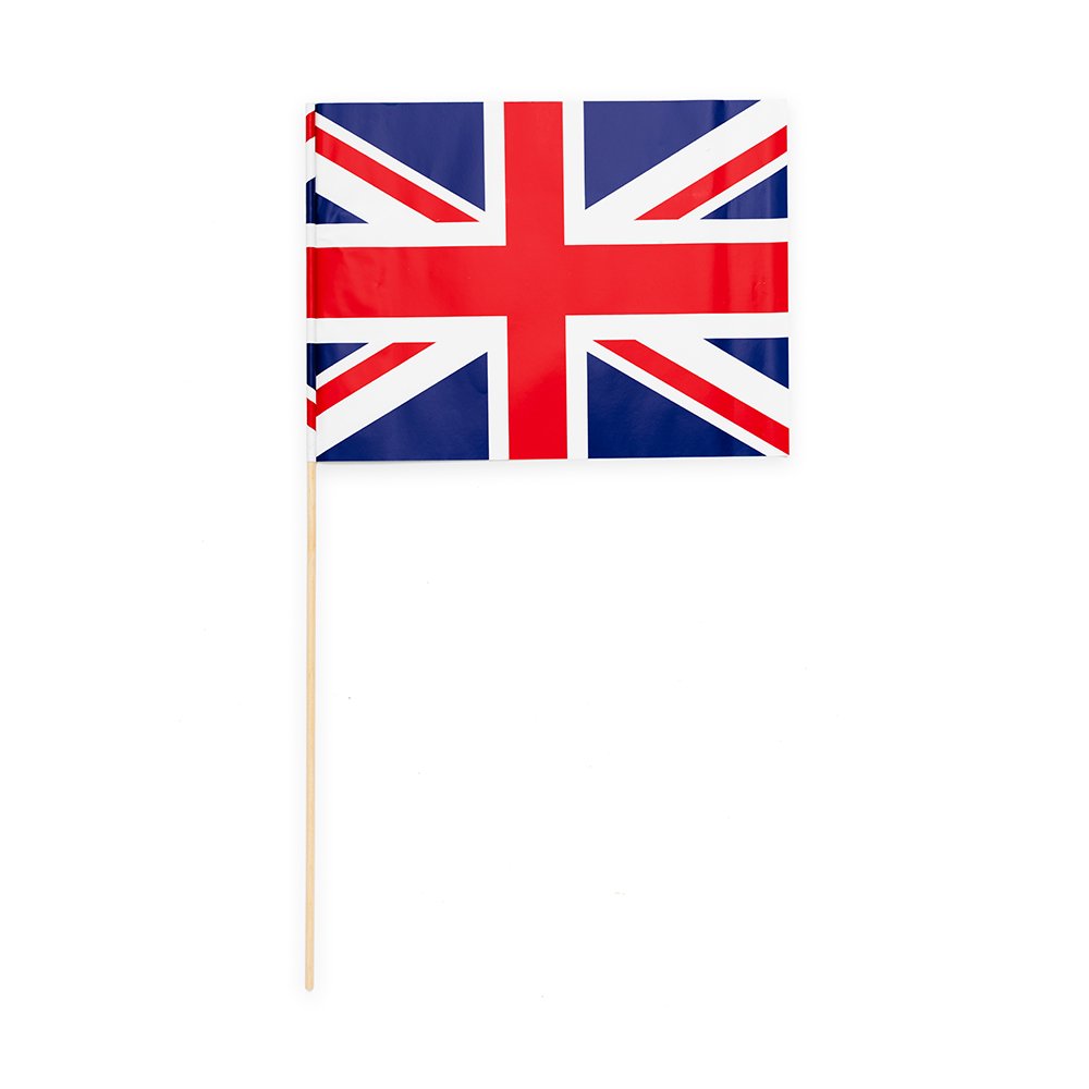 Papirflagg – Union Jack – 20×30 cm – 10-pakning – Storbritannia/England, Land