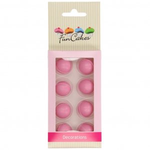 Sjokoladekuler - 8-pakning - Lys rosa