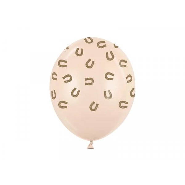 Ballonger - Pastellrosa - Hestesko - 6-pakning Ballonger - Pastellrosa - Hestesko - 6-pakning