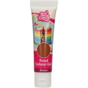 Fargegel - Brun - Funcakes - 30 g Fargegel - Brun - Funcakes - 30 g