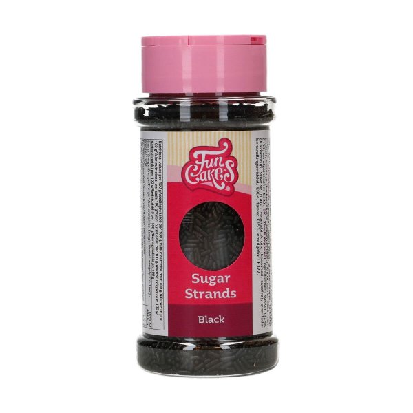 Str�sselpinner Svart 80 g - FunCakes