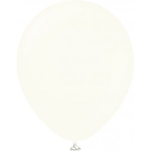 Ballonger ensfargede - Premium 30 cm - Retro hvite Ballonger ensfargede - Premium 30 cm - Retro hvite