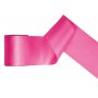 Satengb�nd - M�rk rosa - (Bredde: 100 mm) - 25 meter