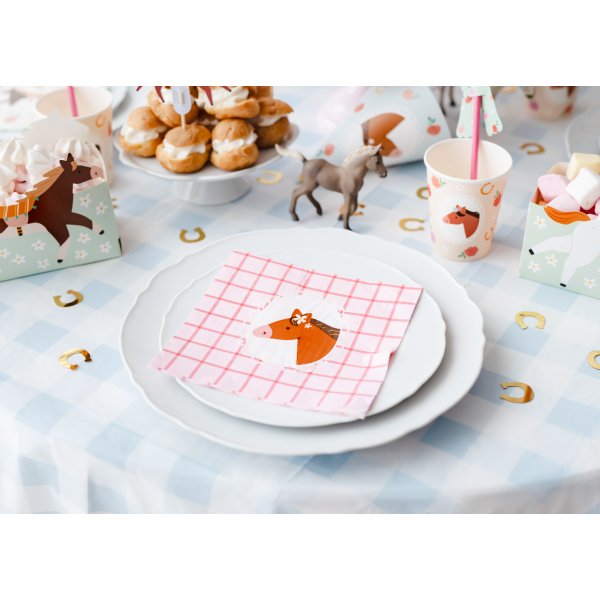 Servietter - Hester - 12 stk Servietter - Hester - 12 stk