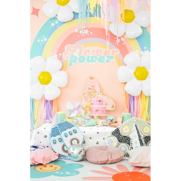 Papirkopper - Rosa - Gullkant - 6-pakning