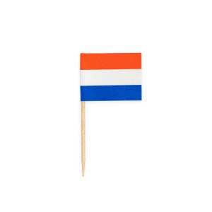 Partypicks - Flagg - Nederland - 50 stk Partypicks - Flagg - Nederland - 50 stk
