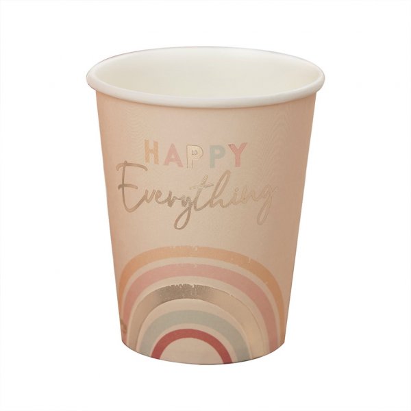 Pappkopper - Happy Everything - 8-pakning Pappkopper - Happy Everything - 8-pakning
