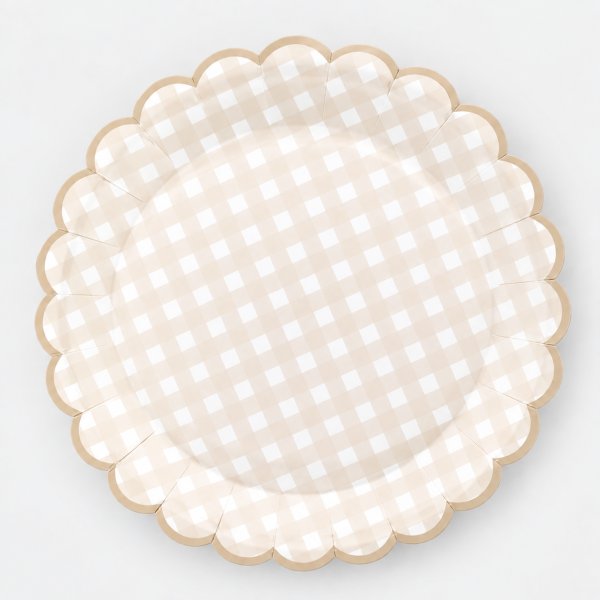 Papptallerkener - Bursdagsbj�rn - 17 cm - Lavendelbl� - 8-pakning