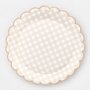 Papptallerkener - Bursdagsbj�rn - 17 cm - Lavendelbl� - 8-pakning