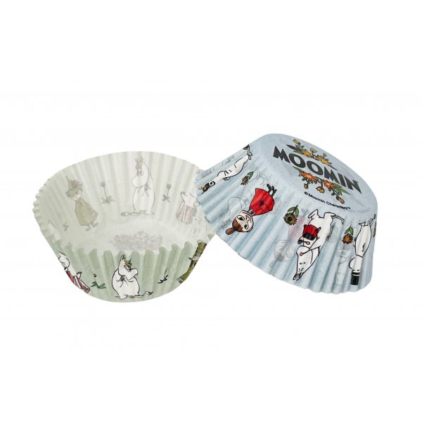 Muffinsformer - Mummi 24 stk Lyseblå/Grønn Muffinsformer - Mummi 24 stk Lyseblå/Grønn