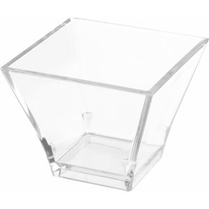 Mingle tilbehr - Snackterninger transparente - 8,8 cl - 6-pakning
