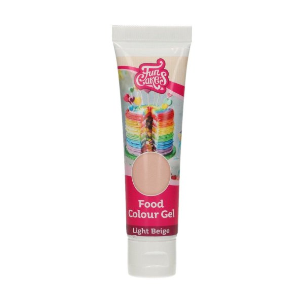 Pastafarge Lys beige - Gel - 30g - FunCakes