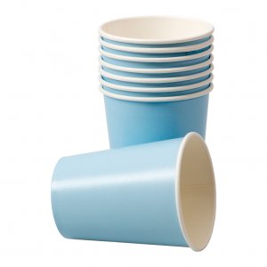 Pappkrus - Lysebl - 8-pakning