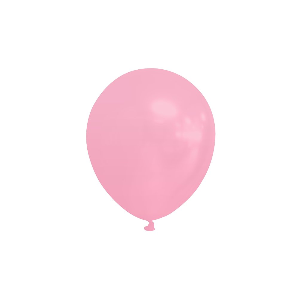 Ballonger – Rosa – 100-pakning – Pastell, Ensfargede ballonger, Ballonger