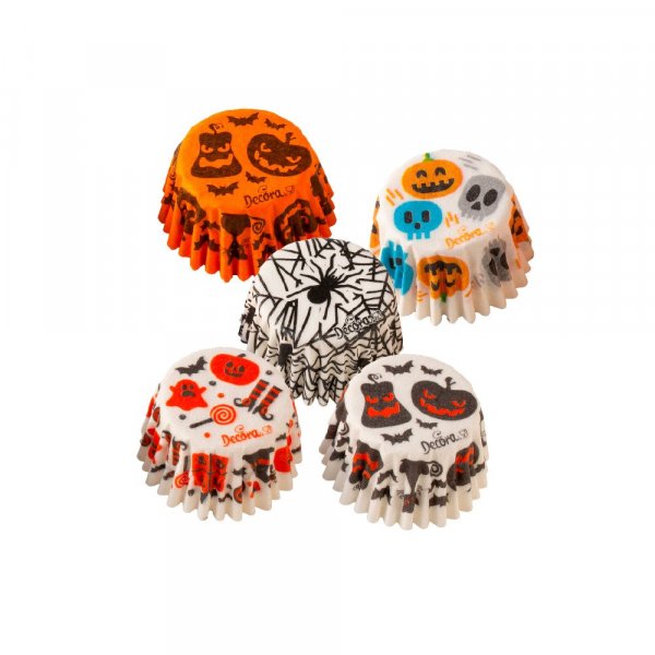 Mini muffinsformer/sprekkformer - Halloween - 100-pakning Mini muffinsformer/sprekkformer - Halloween - 100-pakning