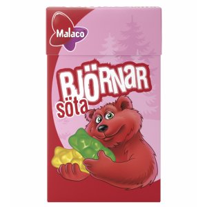 Søte bjørner i eske - Cloetta - 32 g Søte bjørner i eske - Cloetta - 32 g