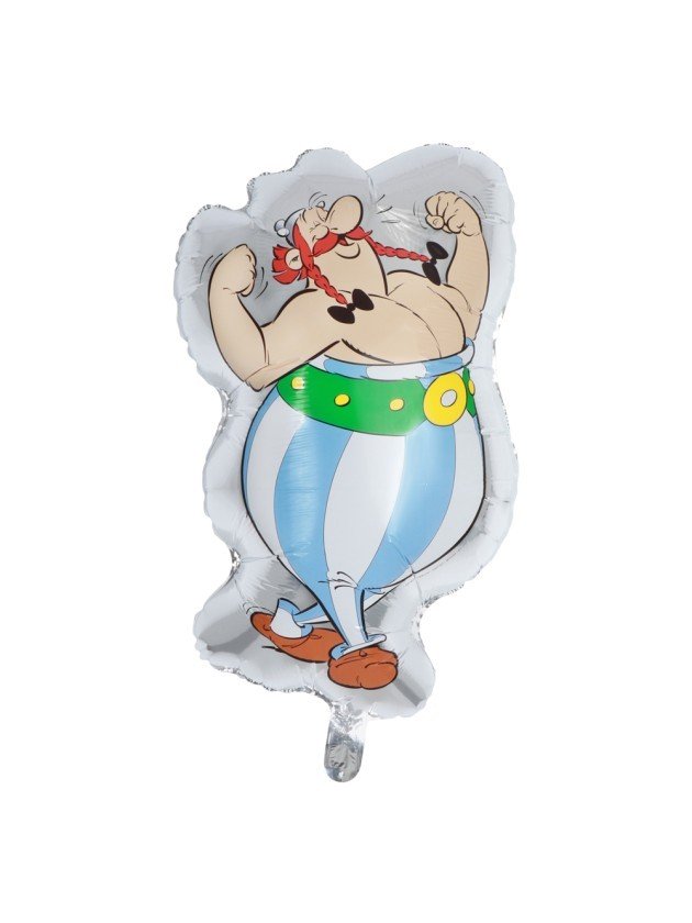 Folieballong – 49 x 81 cm – Obelix – Rund, Folieballonger, Ballonger