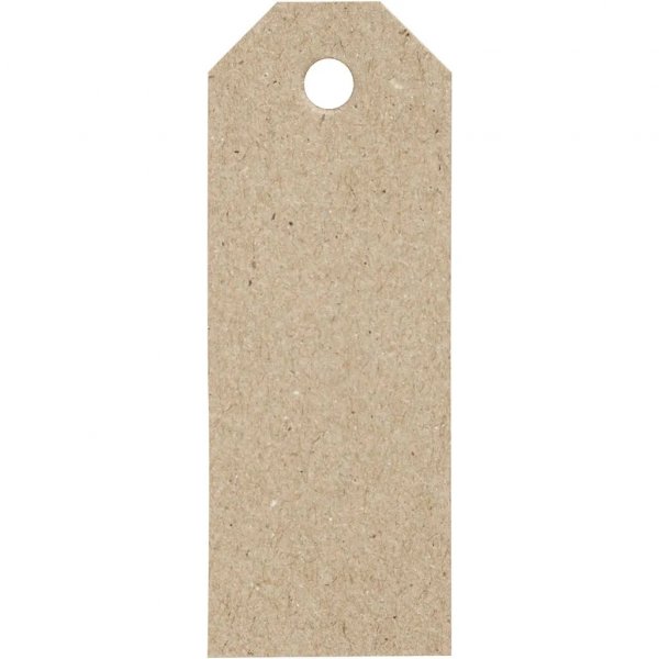 Tags - 8 cm - Kraft