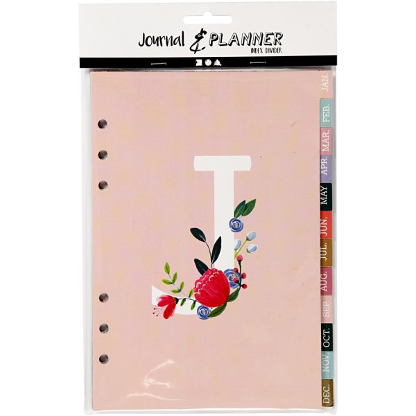 Skilleark - A5 - Gull/Korall/Rød - 12 stk Skilleark - A5 - Gull/Korall/Rød - 12 stk