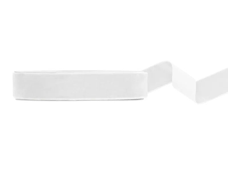 Velourtape – 10 m – Hvit – 25 mm – Bånd, Bånd og snorer til bryllup