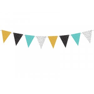 Vimpel - Prikker - Dinosaurer Vimpel - Prikker - Dinosaurer