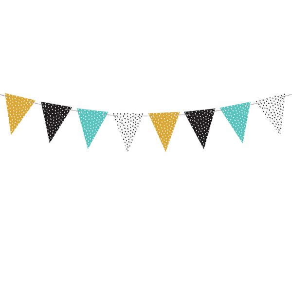 Vimpel - Prikker - Dinosaurer Vimpel - Prikker - Dinosaurer