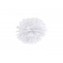 Pompong - Hvit - Strrelse: 25 cm