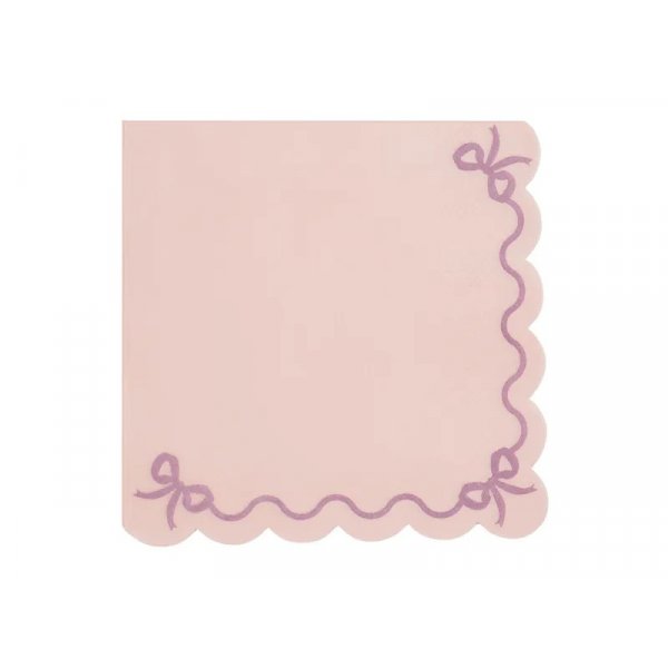 Servietter - Rosa - 12-pakning