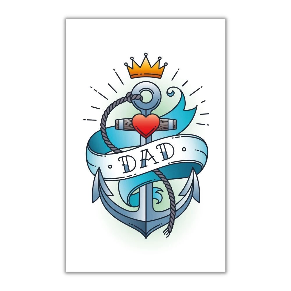 Tatoveringer - Pappa - Svart - Tatoveringer