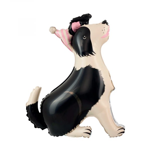 Folieballong - Hund "Border Collie" - 76 x 96 cm Folieballong - Hund "Border Collie" - 76 x 96 cm
