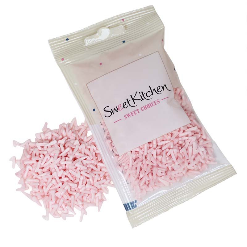 Strøssel - Nummer 1 - Lyseblå - Sweet Kitchen - 40g - Strøssel, Sprinkles
