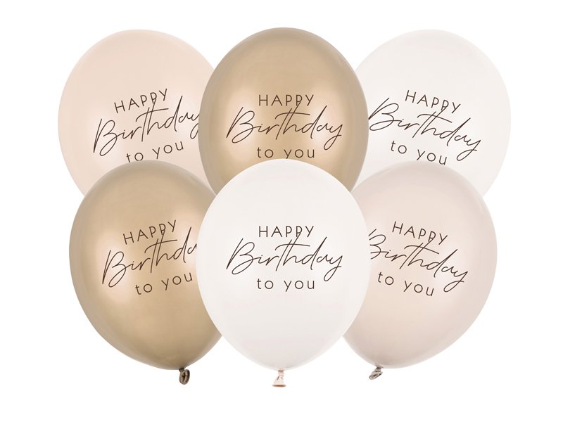 Ballonger - Beige mix - 30 cm - Festballonger