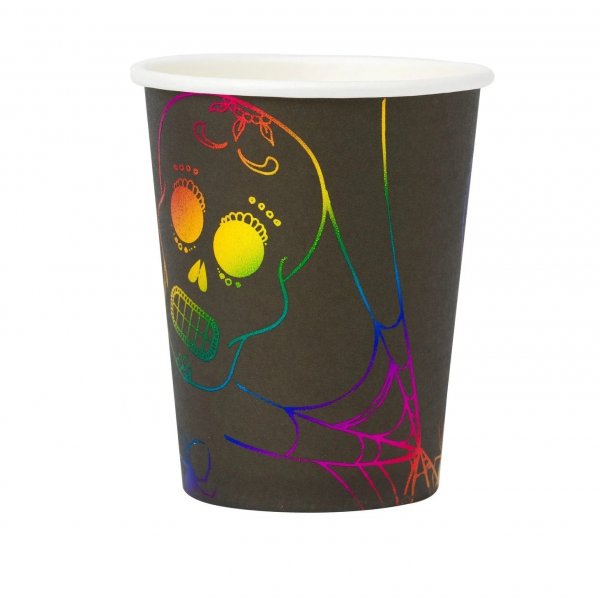 Pappkrus - Halloween - Hodeskalle - 8-pakning Pappkrus - Halloween - Hodeskalle - 8-pakning