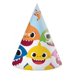 Festhatter Baby Shark 6-pakning Festhatter Baby Shark 6-pakning