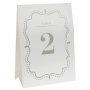 Bordnummerering - Vintage hvit - 10 stk