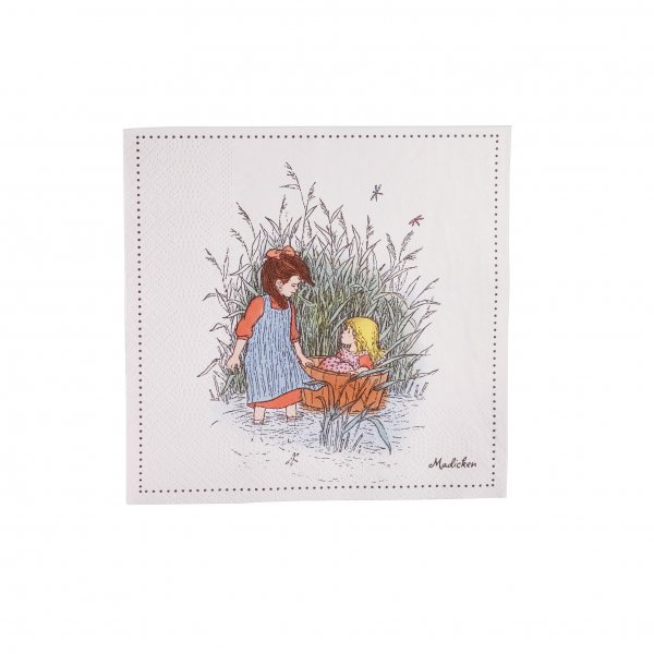 Serviett - Madicken 16-pakning 33x33cm Serviett - Madicken 16-pakning 33x33cm