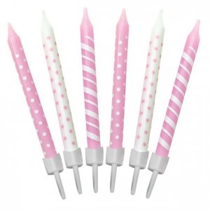 Kakelys - Lys rosa miks - 12-pakning Kakelys - Lys rosa miks - 12-pakning