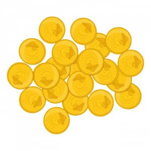 Konfetti - Piratgullmynter - 16 g Konfetti - Piratgullmynter - 16 g